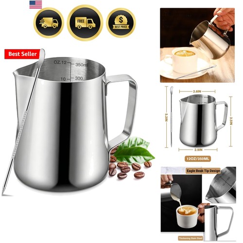 Milk frothing pitcher - milk,