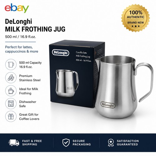 Longhi milk frothing jug - de’longhi,