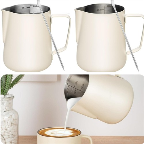 Milk frothing pitcher - milk, pen
