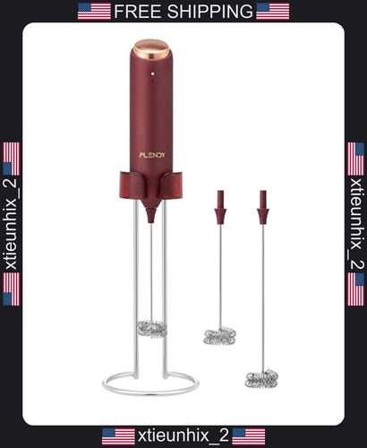 Handheld milk frother with - milk,