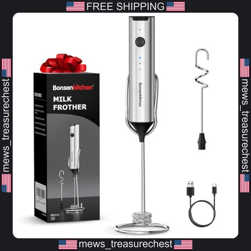 Rechargeable milk frother - rechargeable,